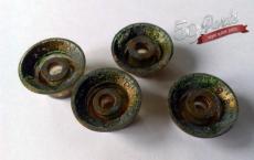 59PARTS SET OF 4 HAND AGED MISMATCHED GOLD KNOBS, GARY MOORE/ビンテージパーツ/全国一律送料無料_3
