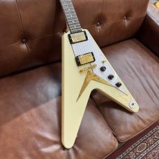 Gibson 【白いコリーナV】1958 Korina Flying V Classic White VOS #8 4219【3.48kg 】3Fギブソンフロア