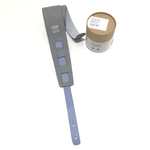 AQUBE STANDARD・M (Gray&Lavender)【ハンドメイド本革ストラップ】【当店オリジナルオーダー品】