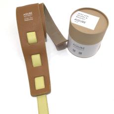 AQUBE STANDARD・M (Camel&Yellow)【ハンドメイド本革ストラップ】【当店オリジナルオーダー品】_6