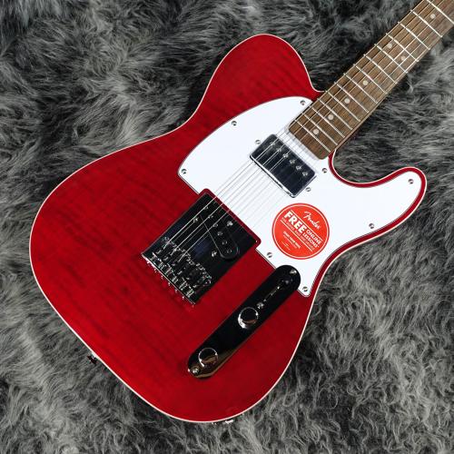 Squier Affinity Series Telecaster FMT SH Crimson Red Transparent