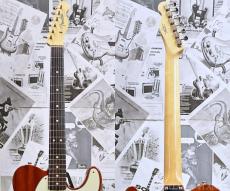 Fender Custom Shop TBC 1963 Telecaster N.O.S. Mahogany Body!! -Crimson Transparent- 2009USED!!_6