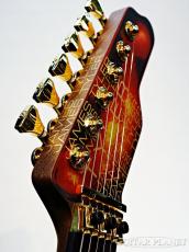 James Tyler Studio Elite HD Rear Rout -BBQ Black with Burning Water head Stock-_9