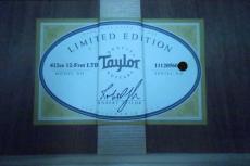 Taylor 412ce 12Fret Japan Limited / Slotted Head・Solid Sitka Spruce Top・Solid Ovancol Side and Back・Tropical Mahogany Neck・Ebony Fingerboard and Bridge・Gloss Finish Top・Expression System ES-2【With Original H_16