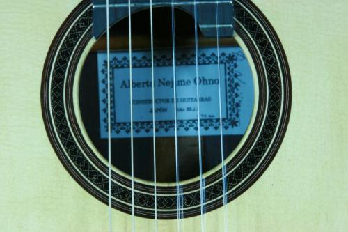 Alberto Nejime Ohno [アルベルト・ネジメ・オーノ] ラックギター・オリジナル・モデル(L.G.O)/640mm　松/マダガスカルローズ