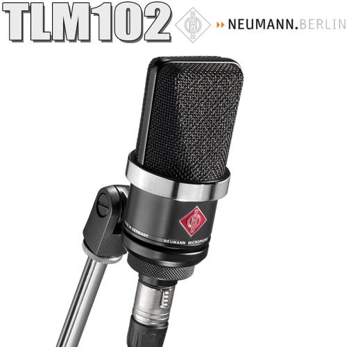 NEUMANN TLM 102 ブラック BK コンデンサーマイク ボーカル アコギにオススメ