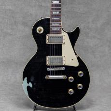 Gibson Custom Shop 1960 Les Paul Lightly Aged Black Over Frost Blue / 2016