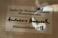 個人製作家 【中古チェロ】 Andreas Haensel 2018 Kleindenselbach 【池袋店】_9