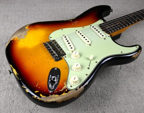 Fender Custom Shop 2023 Collection Time Machine 1960 Stratocaster Heavy Relic -Faded Aged 3CS-【3.55kg!!】