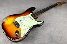 Fender Custom Shop 2023 Collection Time Machine 1960 Stratocaster Heavy Relic -Faded Aged 3CS-【3.55kg!!】_2