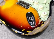 Fender Custom Shop 2023 Collection Time Machine 1960 Stratocaster Heavy Relic -Faded Aged 3CS-【3.55kg!!】_3