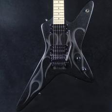 KRAMER Tracii Guns "Gunstar" Voyager Black Metallic and Silver Ghost Flames 2021