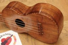 KUMALAE 閉店SALE 20%OFF! 1920's Vintage Style 3 Curly Koa Soprano with Rope Binding Ukulele #5124_2