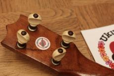 KUMALAE 閉店SALE 20%OFF! 1920's Vintage Style 3 Curly Koa Soprano with Rope Binding Ukulele #5124_8