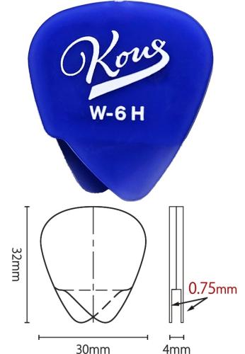 Kous W-6 H Layered Pick【オンラインストア限定】