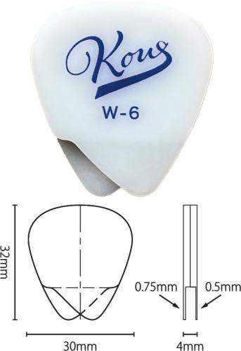 Kous W-6 Layered Pick【オンラインストア限定】