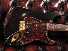 XOTiC XSC-2 Roasted Flame Maple Neck Medium Aged ~Black~ 2024年製中古