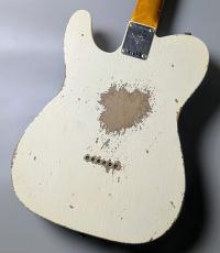 Fender Custom Shop 1961 Telecaster Heavy Relic - AGED OLYMPIC WHITE- CZ586415 3.38kg_7