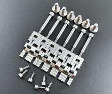 Floyd Rose Titanium Double Locking Systyem Locked Saddles for Tremolo/フロイドローズ/アップデートキット/トレモロシステム/送料無料
