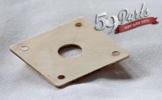 59PARTS HISTORIC CREAM 1959 AGED JACK PLATE w/SCREWS GIBSON LES PAUL RELIC/ジャックプレート/全国一律送料無料_4