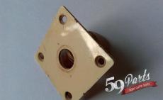 59PARTS HISTORIC CREAM 1959 AGED JACK PLATE w/SCREWS GIBSON LES PAUL RELIC/ジャックプレート/全国一律送料無料_5