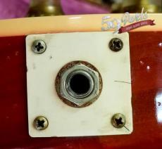 59PARTS HISTORIC CREAM 1959 AGED JACK PLATE w/SCREWS GIBSON LES PAUL RELIC/ジャックプレート/全国一律送料無料_6