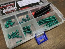Floyd Rose Color Stainless Steel Hardware Upgrade Kit Green/フロイドローズ/アップデートキット/トレモロシステム/送料無料!_3