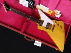 Gibson 1958 Korina Explorer Reissue VOS White Pickguard Natural_2
