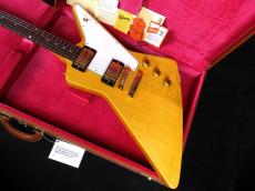 Gibson 1958 Korina Explorer Reissue VOS White Pickguard Natural_3