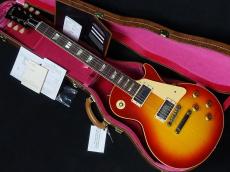 Gibson 1958 Les Paul Standard Reissue Washed Cherry Sunburst VOS_2