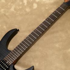 Balaguer Guitars Diablo Standard with Evertune Bridge, Satin Trans Black_6