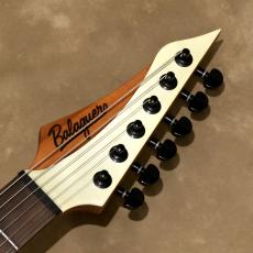 Balaguer Guitars Diablo Standard with Evertune Bridge, Satin Trans White_4