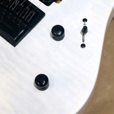 Balaguer Guitars Diablo Standard with Evertune Bridge, Satin Trans White_8