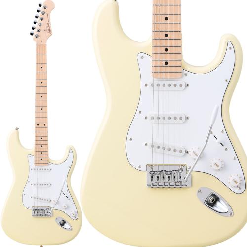Laid Back LST-5-M-3S White Ivory エレキギター ストラトタイプ ハムバッカー切替可能 アルダーボディ