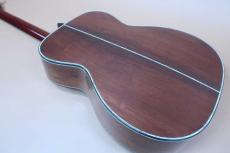 K.Yairi YF-00045 Special CTM / Solid Engelmann Spruce Top・Solid Madagascar Rosewood Back and Side・Original Open Back peg・000-45 Type All Abalone Trim and Rosette・Long Saddle・Kazuo Yairi. Signed【With Original _6