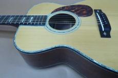 K.Yairi YF-00045 Special CTM / Solid Engelmann Spruce Top・Solid Madagascar Rosewood Back and Side・Original Open Back peg・000-45 Type All Abalone Trim and Rosette・Long Saddle・Kazuo Yairi. Signed【With Original _12