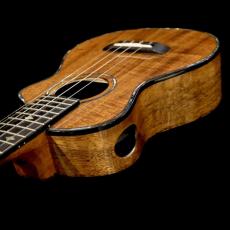 KOU ukulele Concert LN A-model Cutaway - Premium curly koa -_7
