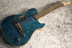Kino gort Quilt Top Trans Blue 【国産】【エレガット】【歪ませても中々ハウリングしません!】_2