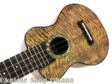 Matsui Ukulele [Laughing]ソプラノロング ハワイアンカーリーマンゴー/ホンジュラスマホガニー #275_6