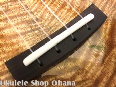 Matsui Ukulele [Laughing]ソプラノロング ハワイアンカーリーマンゴー/ホンジュラスマホガニー #275_11