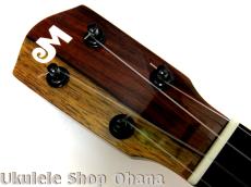 Matsui Ukulele [Laughing]ソプラノロング ハワイアンカーリーマンゴー/ホンジュラスマホガニー #275_12