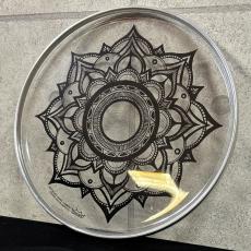 REMO PE-0012-AB-004 [ARTBEAT Artist Collection Drumhead - Aric Improta,Sleep Lotus 12"]_2