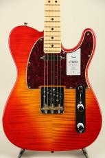 Fender 2024 Collection Hybrid II Telecaster Flame Sunset Orange Transparent【S/N JD24025774 】
