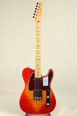Fender 2024 Collection Hybrid II Telecaster Flame Sunset Orange Transparent【S/N JD24025774 】_2
