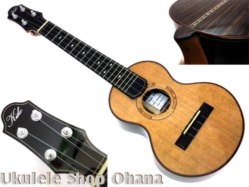 Kikolele コンサート ウエスタンレッドシダー/インディアンローズウッド #82 師走のウクレレ展出展モデル