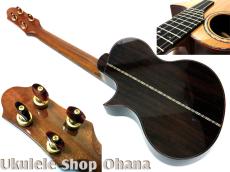 Kikolele [OGRE] テナー ウエスタンレッドシダー/マダガスカルローズウッド #84 師走のウクレレ展出展モデル_2