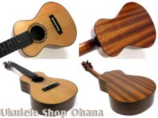 四弦舎 [MC381] コンサート ウエスタンレッドシダー/サペリマホガニー #25488 師走のウクレレ展出展モデル_3