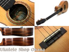 四弦舎 [MC381] コンサート ウエスタンレッドシダー/サペリマホガニー #25488 師走のウクレレ展出展モデル_4