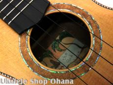 四弦舎 [MC381] コンサート ウエスタンレッドシダー/サペリマホガニー #25488 師走のウクレレ展出展モデル_5