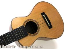 四弦舎 [MC381] コンサート ウエスタンレッドシダー/サペリマホガニー #25488 師走のウクレレ展出展モデル_6